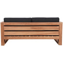  Manufacturer Color_Black -- Meridian Anguilla Stationary Fabric Loveseat IMAGE 3