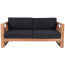  Manufacturer Color_Black -- Meridian Anguilla Stationary Fabric Loveseat IMAGE 5