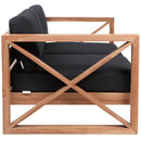  Manufacturer Color_Black -- Meridian Anguilla Stationary Fabric Loveseat IMAGE 6