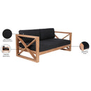  Manufacturer Color_Black -- Meridian Anguilla Stationary Fabric Loveseat IMAGE 9