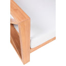 Manufacturer Color_White -- Anguilla 65" Off White Water Resistant Fabric Upholsetered Outdoor Patio Loveseat IMAGE 7