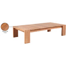  Meridian Tulum Natural Teak Wood Outdoor Patio Coffee Table IMAGE 7