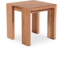  Meridian Tulum Natural Teak Wood End / Side Table IMAGE 1