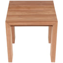  Meridian Tulum Natural Teak Wood End / Side Table IMAGE 4