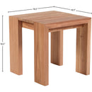  Meridian Tulum Natural Teak Wood End / Side Table IMAGE 6