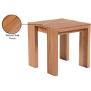  Meridian Tulum Natural Teak Wood End / Side Table IMAGE 7