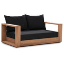  Manufacturer Color_Black -- Meridian Tulum Stationary Fabric Loveseat IMAGE 1