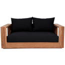  Manufacturer Color_Black -- Meridian Tulum Stationary Fabric Loveseat IMAGE 5
