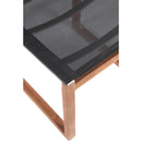  Meridian Tulum Black Water Resistant Mesh Fabric Outdoor Patio Dining Side Chair IMAGE 6