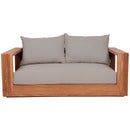  Manufacturer Color_Grey -- Tulum 63" Grey Water Resistant Fabric Upholstered Outdoor Patio Sofa IMAGE 5