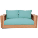  Manufacturer Color_Sea Blue -- Tulum 63" Blue Water Resistant Fabric Upholstered Outdoor Patio Sofa IMAGE 5