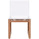  Meridian Tulum Off White Water Resistant Mesh Fabric Outdoor Patio Dining Side Chair IMAGE 4