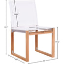  Meridian Tulum Off White Water Resistant Mesh Fabric Outdoor Patio Dining Side Chair IMAGE 7