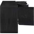  Meridian Parker Black Solid Wood And Ash Veneer Sideboard / Buffet IMAGE 5