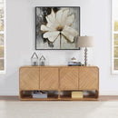 Meridian Parker Natural Sideboard/Buffet IMAGE 2