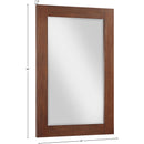 Meridian Monad Walnut Mirror IMAGE 8