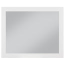  Meridian Monad White Birch Veneer Frame Mirror IMAGE 3