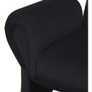  Manufacturer Color_Black -- Meridian Fleurette Stationary Fabric Accent Chair IMAGE 7