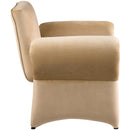  Manufacturer Color_Camel -- Fleurette Camel Velvet Upholstered Accent Chair IMAGE 6
