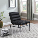  Manufacturer Color_Black -- Meridian Burke Stationary Accent Chair IMAGE 2