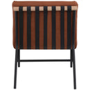 Manufacturer Color_Cognac -- Burke Cognac Boucle Fabric Upholstered Accent Chair IMAGE 3