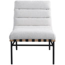  Manufacturer Color_Cream -- Burke Cream Boucle Fabric Upholstered Accent Chair IMAGE 5