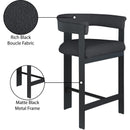  Color_Black -- Meridian Romeo Counter Height Stool IMAGE 7