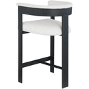  Color_Cream -- Romeo Cream Vegan Leather Upholstered Counter Stool IMAGE 6