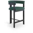 Meridian Romeo Green Boucle Fabric Counter Stool IMAGE 1