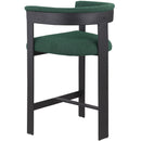  Color_Green -- Romeo Green Vegan Leather Upholstered Counter Stool IMAGE 6