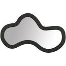  Meridian Oblique Black Acacia Wood Frame Mirror IMAGE 3