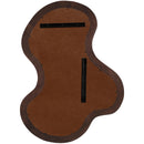  Meridian Oblique Brown Acacia Wood Frame Mirror IMAGE 4