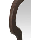  Meridian Oblique Brown Acacia Wood Frame Mirror IMAGE 6