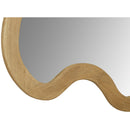  Meridian Oblique Oak Acacia Wood Frame Mirror IMAGE 5