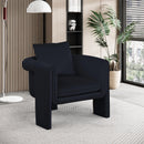  Manufacturer Color_Black -- Meridian Sloan Stationary Fabric Accent Chair IMAGE 2
