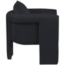  Manufacturer Color_Black -- Meridian Sloan Stationary Fabric Accent Chair IMAGE 5