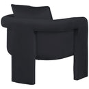  Manufacturer Color_Black -- Meridian Sloan Stationary Fabric Accent Chair IMAGE 6