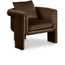  Manufacturer Color_Brown -- Sloan Brown Velvet Upholstered Accent Chair IMAGE 1