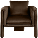  Manufacturer Color_Brown -- Sloan Brown Velvet Upholstered Accent Chair IMAGE 4