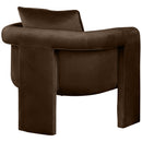  Manufacturer Color_Brown -- Sloan Brown Velvet Upholstered Accent Chair IMAGE 6