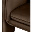  Manufacturer Color_Brown -- Sloan Brown Velvet Upholstered Accent Chair IMAGE 7