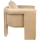  Manufacturer Color_Camel -- Sloan Camel Velvet Upholstered Accent Chair IMAGE 5