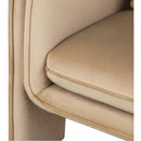  Manufacturer Color_Camel -- Sloan Camel Velvet Upholstered Accent Chair IMAGE 7