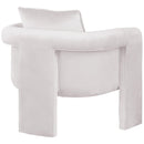  Manufacturer Color_Cream -- Sloan Cream Velvet Upholstered Accent Chair IMAGE 6