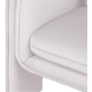  Manufacturer Color_Cream -- Sloan Cream Velvet Upholstered Accent Chair IMAGE 7