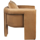  Manufacturer Color_Saddle -- Sloan Saddle Velvet Upholstered Accent Chair IMAGE 5