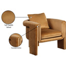  Manufacturer Color_Saddle -- Sloan Saddle Velvet Upholstered Accent Chair IMAGE 9