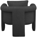  Manufacturer Color_Black -- Meridian Stylus Stationary Fabric Accent Chair IMAGE 3