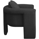  Manufacturer Color_Black -- Meridian Stylus Stationary Fabric Accent Chair IMAGE 6