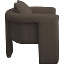  Manufacturer Color_Brown -- Stylus Brown Boucle Fabric Upholstered Accent Chair IMAGE 6